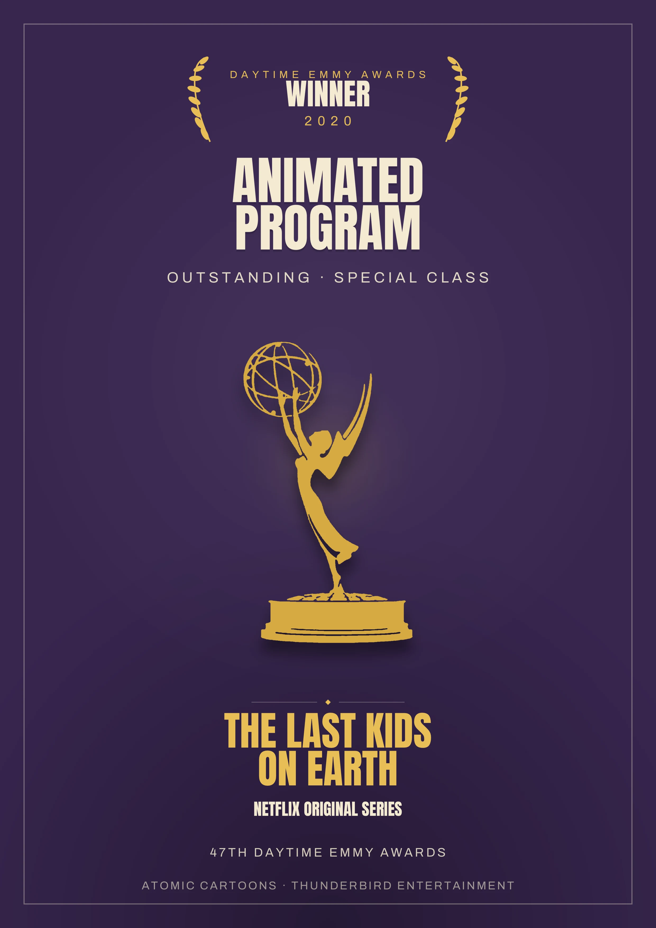 Daytime Emmy Award 2020 Winner — The Last Kids on Earth poster